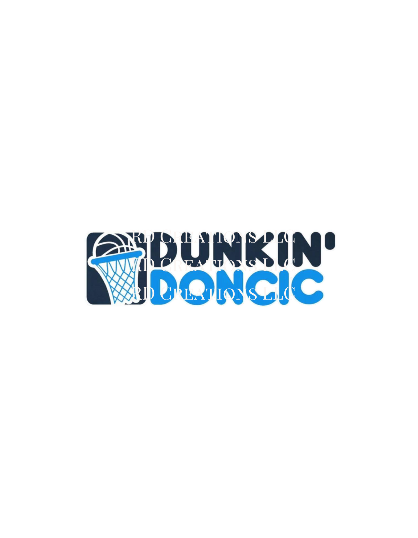 DUNKIN’ DONCIC | Dallas Basketball PNG Digital Download