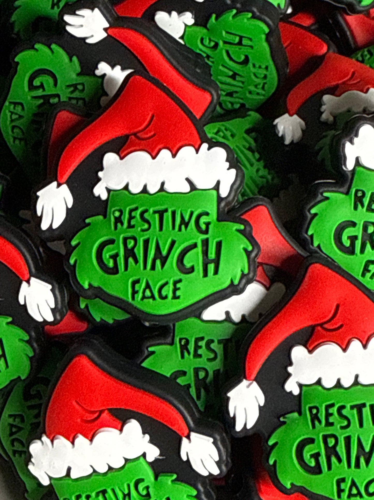 Resting Grinch Face Silicone Focal- Public