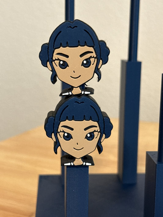 RDZoeyK-Pop Straw Topper 3D Printed