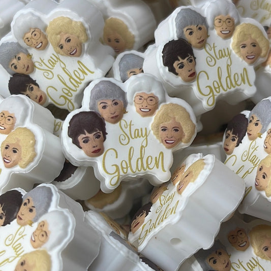 Stay Golden Silicone Bead- Exclusive to TATNCS