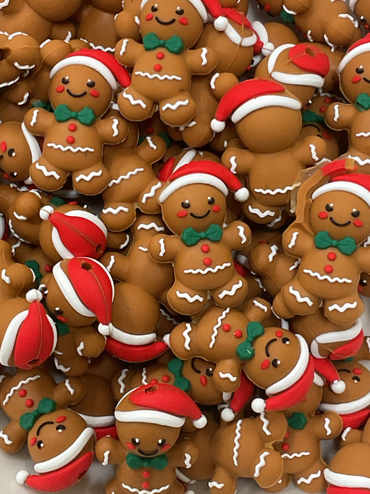 3d Gingerbread Man Silicone Focal-Public