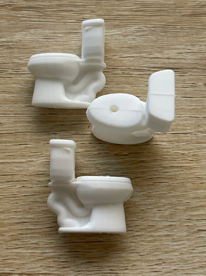 Inodoro 3D de silicona focal: colaboración exclusiva con Chez Mold y más. Somos las únicas 2 empresas que ofrecemos estos diseños.