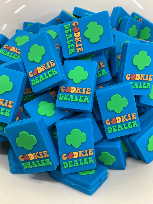 Blue Cookie Dealer Silicone Focal- Exclusive to Chez Mold and More