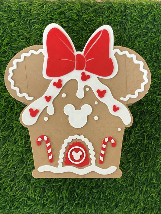 RDMinnieMouse Gingerbread House Soap Holder 3D Printed