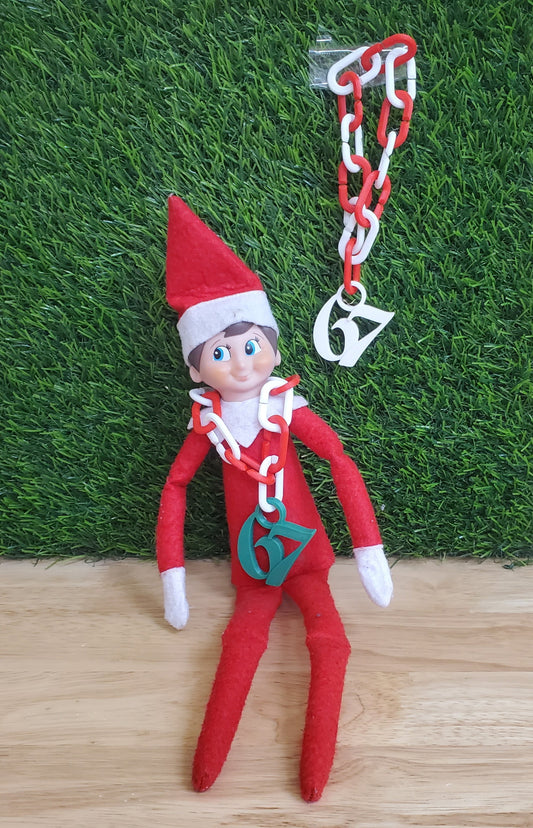 67 Elf on the Shelf Chain (Doll not included)