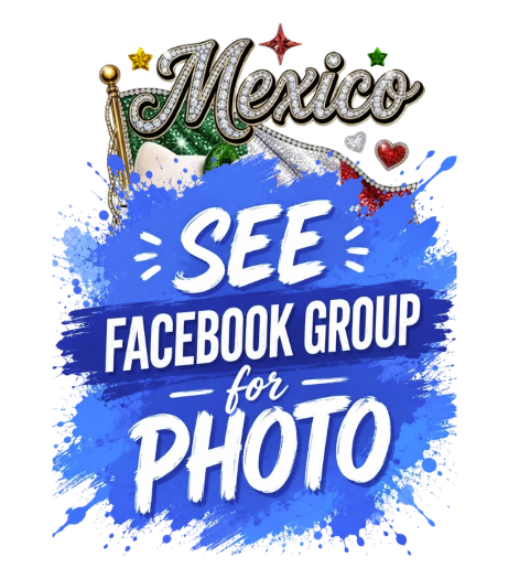 Rhinestone Mexico HK PNG Digital Download